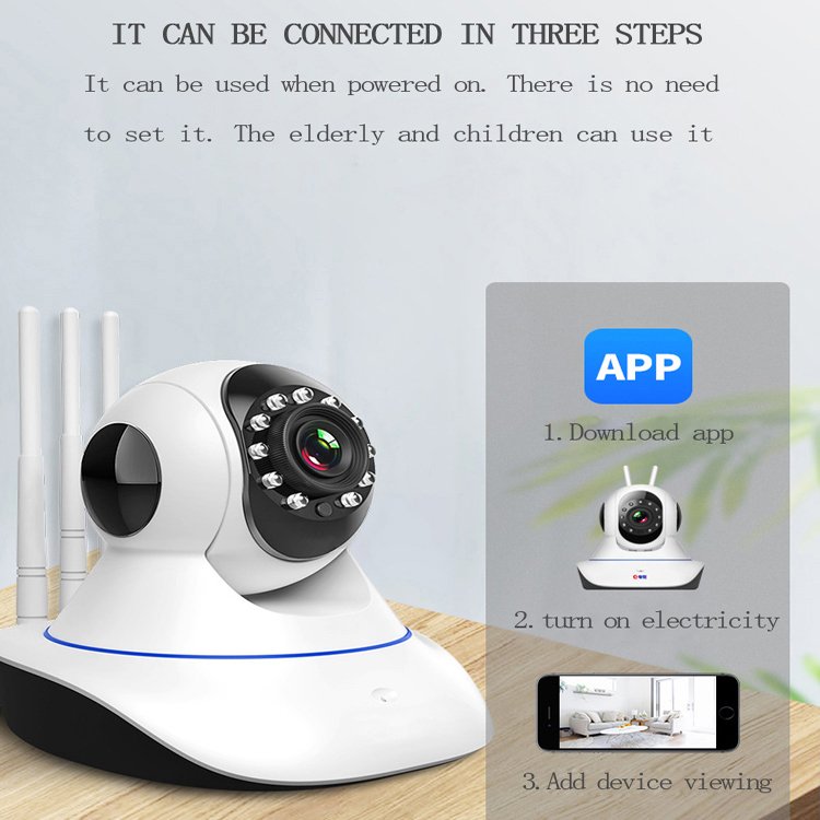 Wholesale 5G 1080P Indoor Camera Patient Elder Pet Security Global Version Wireless Smart Home Cheapest WIFI Camera