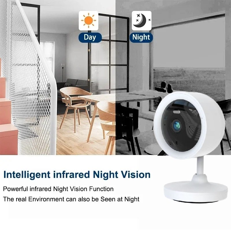 Low Price 3MP HD Tuya Smart Home Security Two Way Audio Motion Detection Remote View IR Night Vision Wireless Wifi Mini Camera