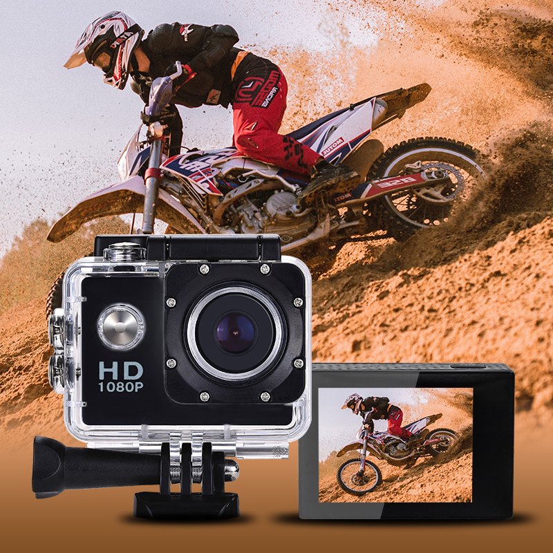 Real Original mini Camera Full-HD 1080p waterproof diving Action and Sport camera
