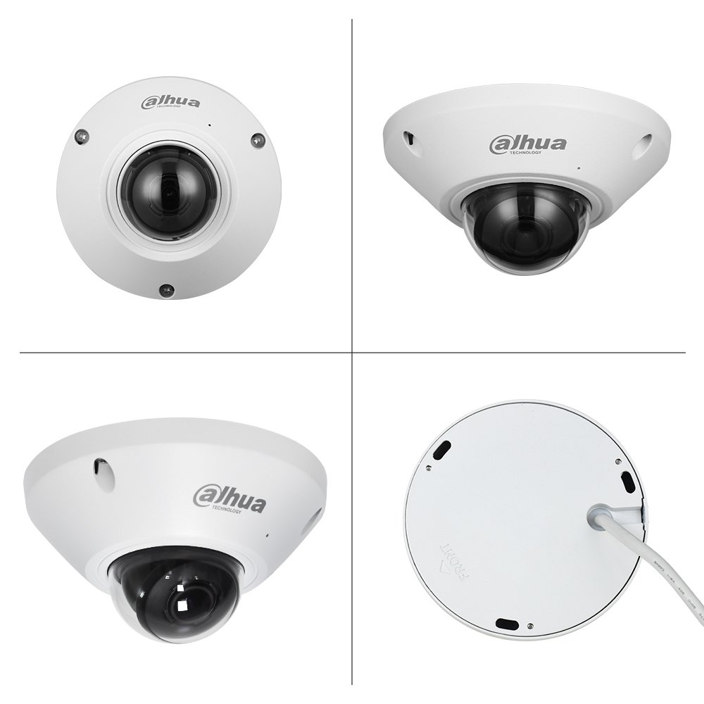 Dahua 8mp 12MP Smart IR Panoramic Face Detection Built-in Mic and speaker Fisheye CCTV IP POE WizMind Metal Network Camera