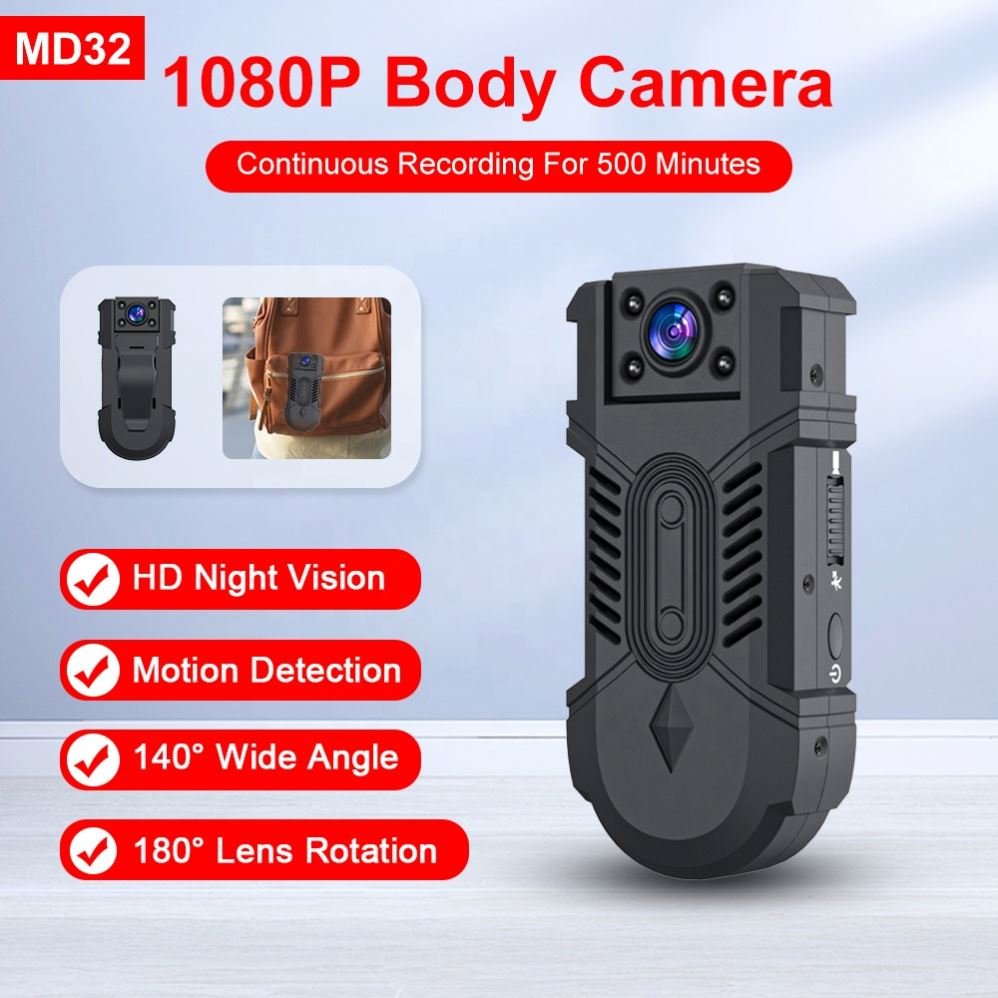 QZT Night Vision Hd Resolution Camera Sd Card 1080p Security back clip Mini Camera