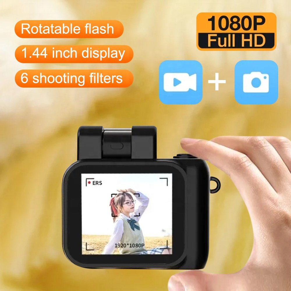 Mini Camera Monoreflexes Camcorders CMOS With Flash Lamp Video Recorder 1080P HD DV Cam with LCD Screen