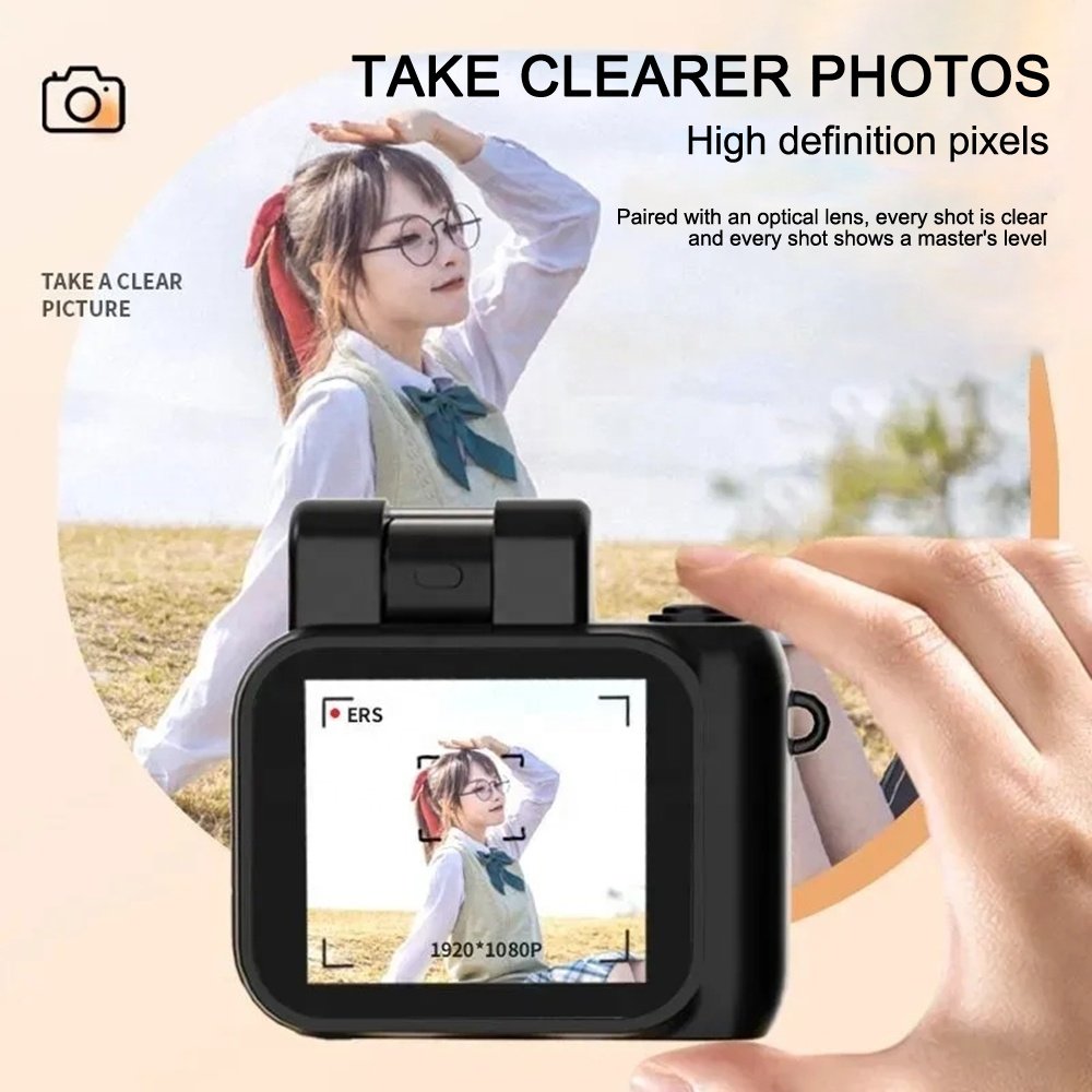 Mini Camera Monoreflexes Camcorders CMOS With Flash Lamp Video Recorder 1080P HD DV Cam with LCD Screen