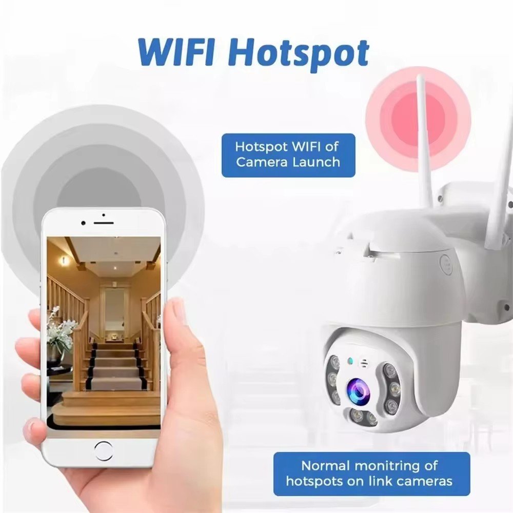 HD Intelligent Wireless IP65 Network Camera Waterproof Two-Way Audio Waterproof HD Intelligent Wireless Camera