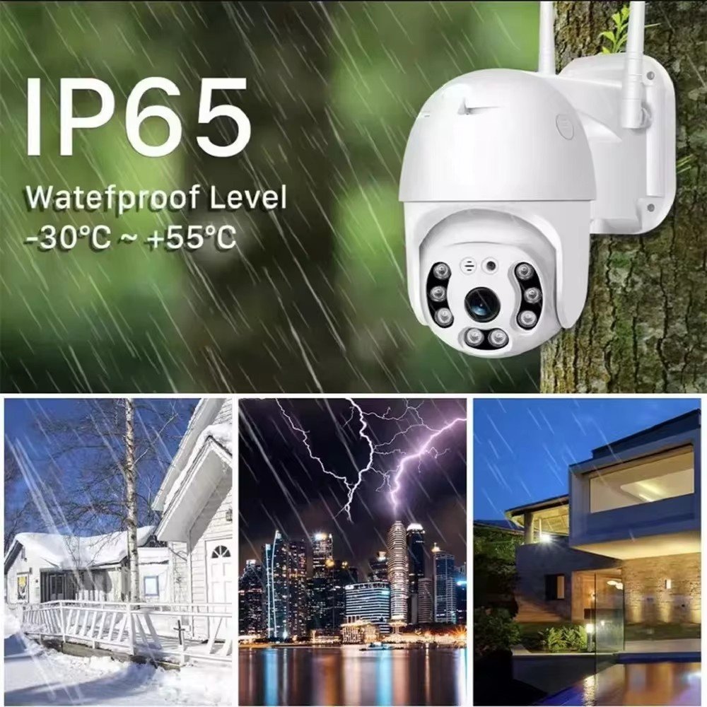 HD Intelligent Wireless IP65 Network Camera Waterproof Two-Way Audio Waterproof HD Intelligent Wireless Camera
