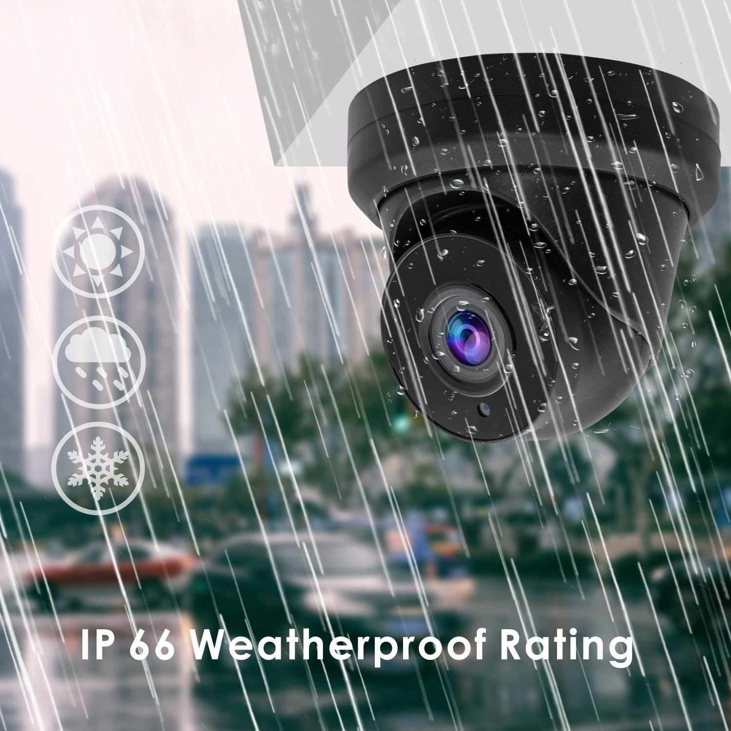 2MP 5X 2.7-13.5mm Motor Lens Colorful Analog 4 in 1 Turret CCTV Full Color Night Vision Camera
