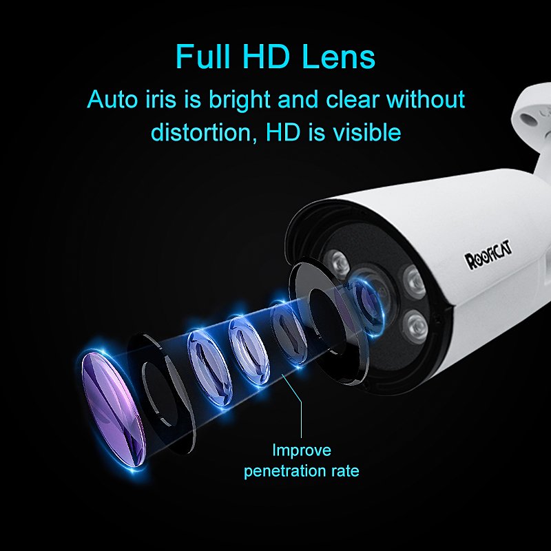 Best Selling New Style 2mp Hd 1080p Warm Light 30m Full Color Indoor Outdoor Surveillance Ahd Analog Security camera