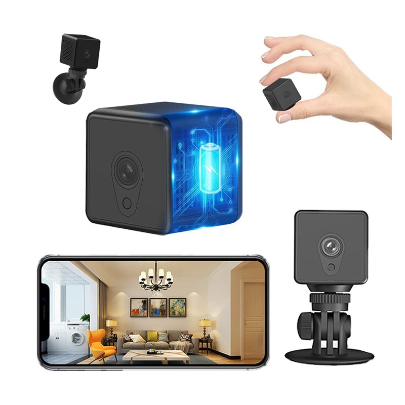 Home S1T One-Way Audio Built-in Battery Mini Camera Wi-Fi Night Vision Motion Detection Sport Camera