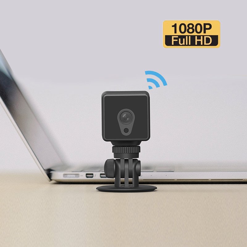 Home S1T One-Way Audio Built-in Battery Mini Camera Wi-Fi Night Vision Motion Detection Sport Camera