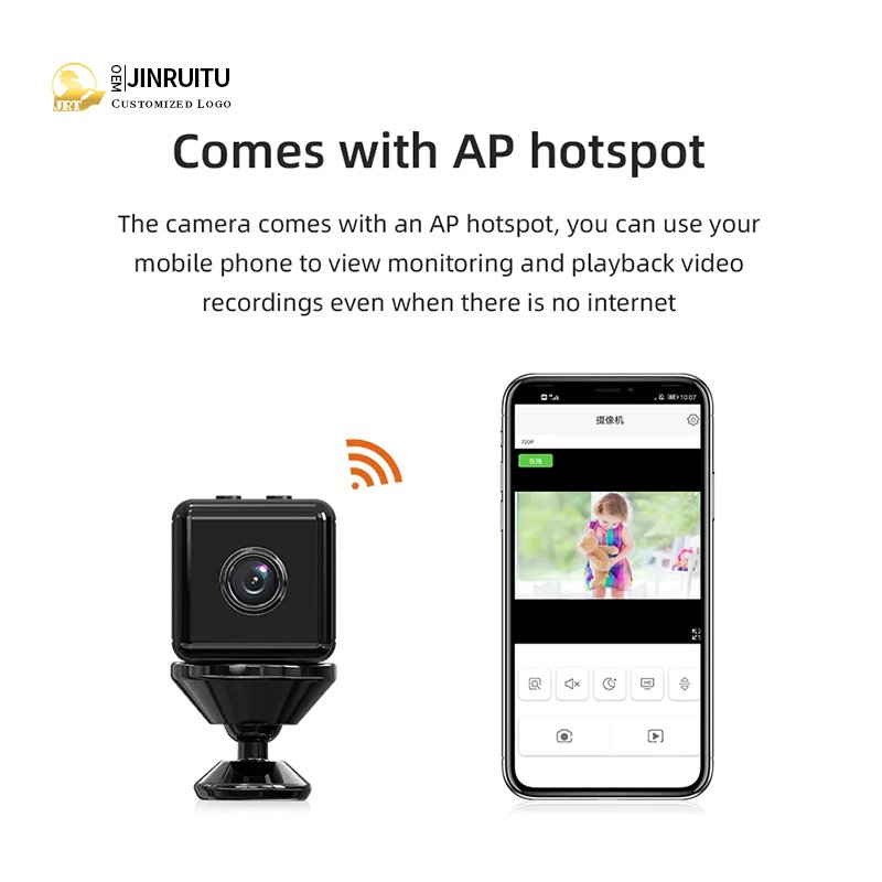 Cheap 1080p night shooting wireless camera mini surveillance camera Wifi battery surveillance camera