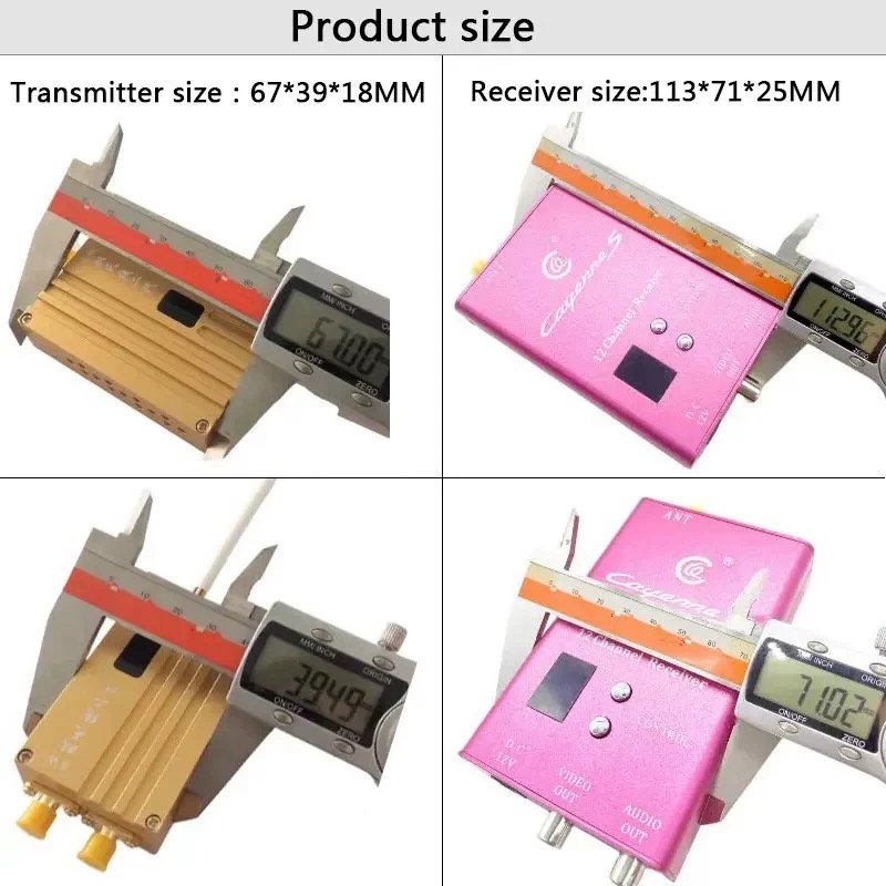 FPV 1.2G 8W 8CH high-power analog transmitter, for FPV unmanned aerial vehicle quadcopter
