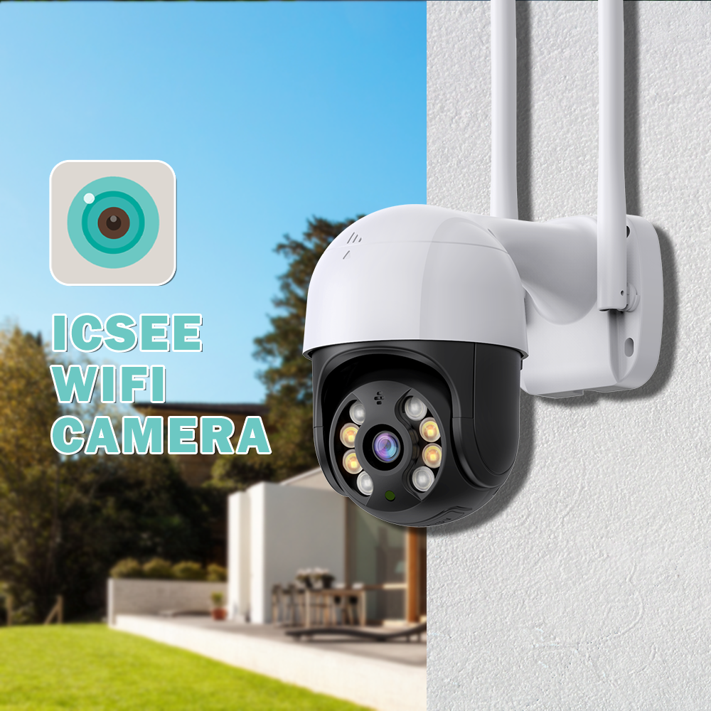 ICSEE 3MP Resolution WIFI Camera with Low Illumination & Clear Image H.265 Video Compression Format Wireless PTZ CCTV Camera