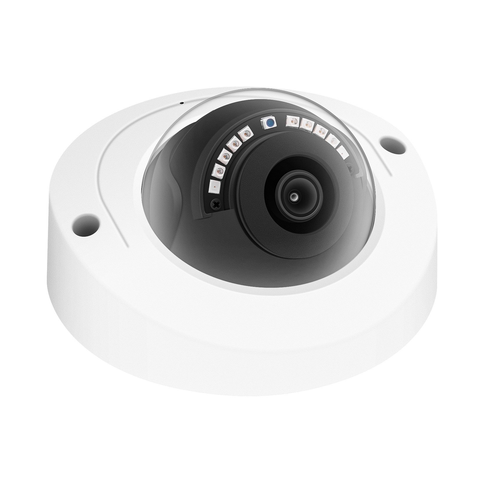 Good quality Metal Dome vandal camera SONY335 5MP 25fps IP Network camera 20M IR Distance with Mic Human detection HIK Plug Play