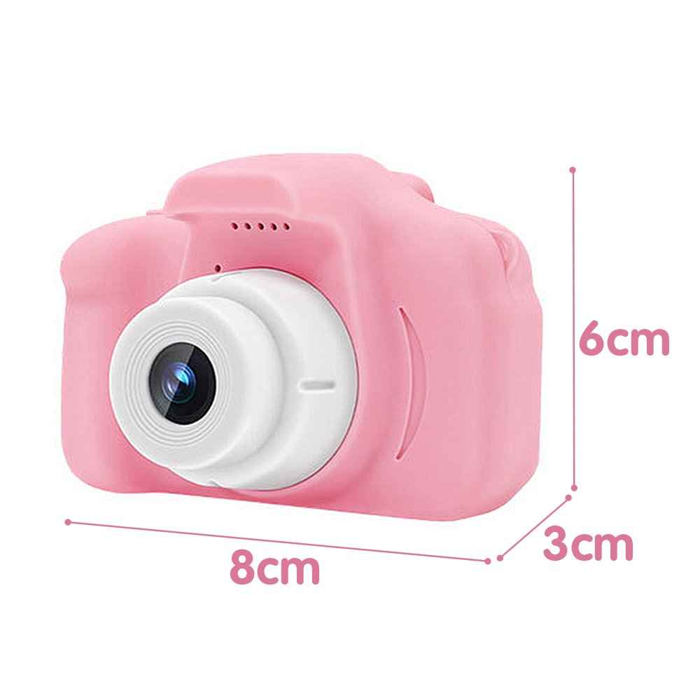Hot selling 1080P 2.0 inch screen cute electronic kids gift toy camera Dula lens mini Digital Kids Camera X2