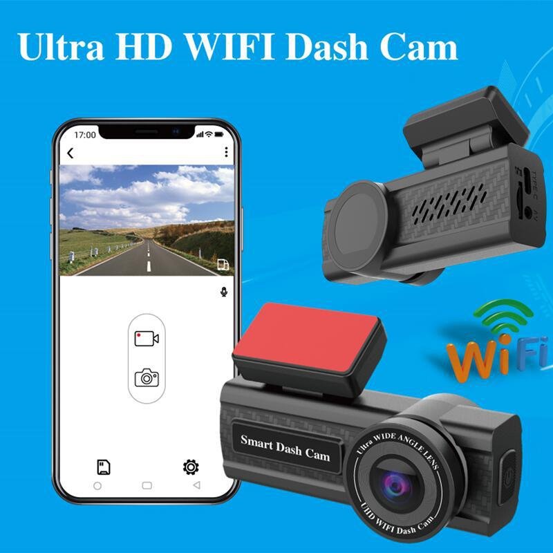 MINI car dvr wifi gps 3k dashcam car black box front HD night vision car camera dash cam wifi gps 3K dash camera