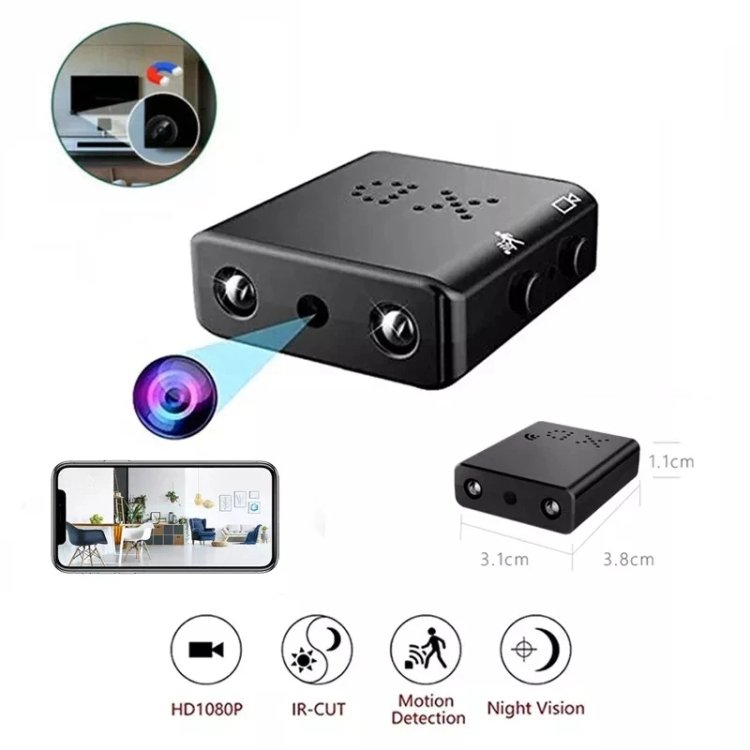 Factory price XD Camera 1080p HD Video Smart IR-CUT Infrared Night Vision Sports Camera