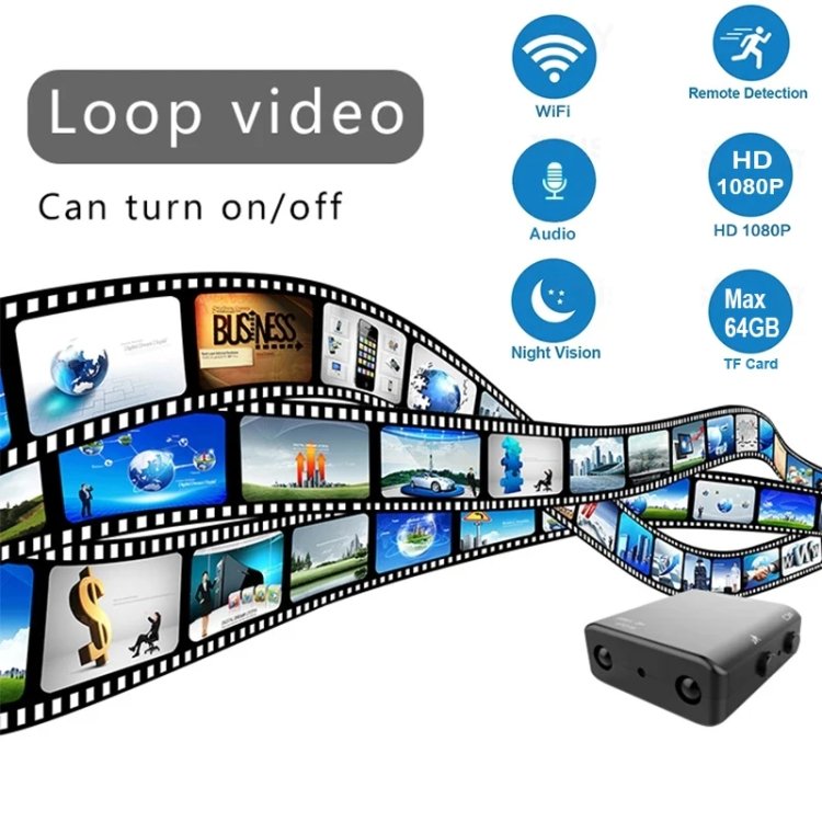 Factory price XD Camera 1080p HD Video Smart IR-CUT Infrared Night Vision Sports Camera
