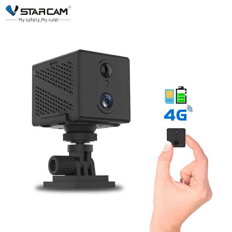 Popular CB75 4g camera Mini CCTV Camera 1080P FHD 4G Sim card rechargeable 2600 mAh battery security ip cameras