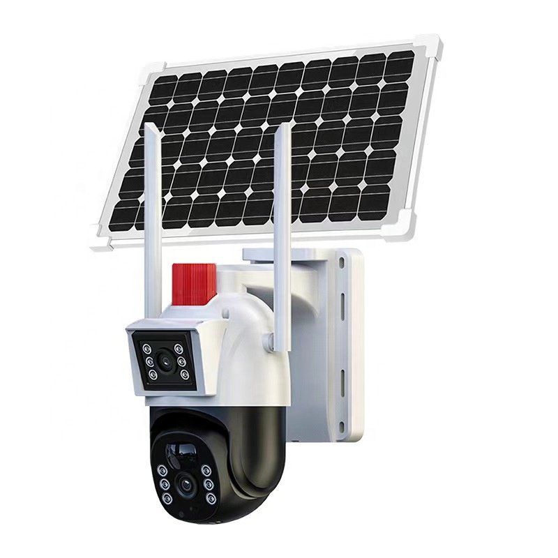 V380 PRO HD 4G Dual lens Motion Detect Auto Tracking Solar PTZ Sim Card 12000mah Low-Power Battery Network Camera