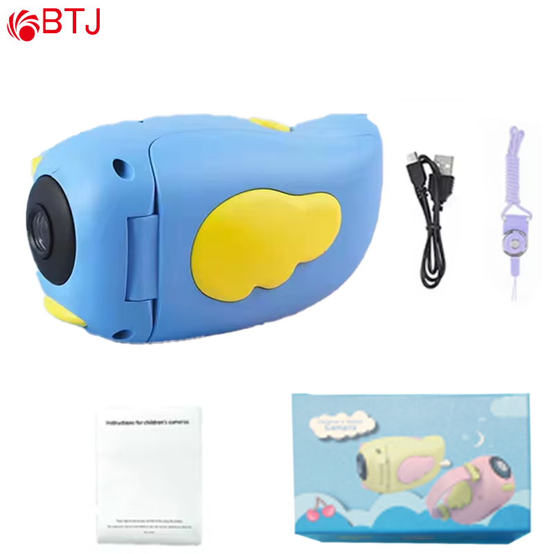 Mini photo camera New portable Children Toys Cute 2 Inch Touch Screen 2024 Selfie wing handheld Video Camera For Kids