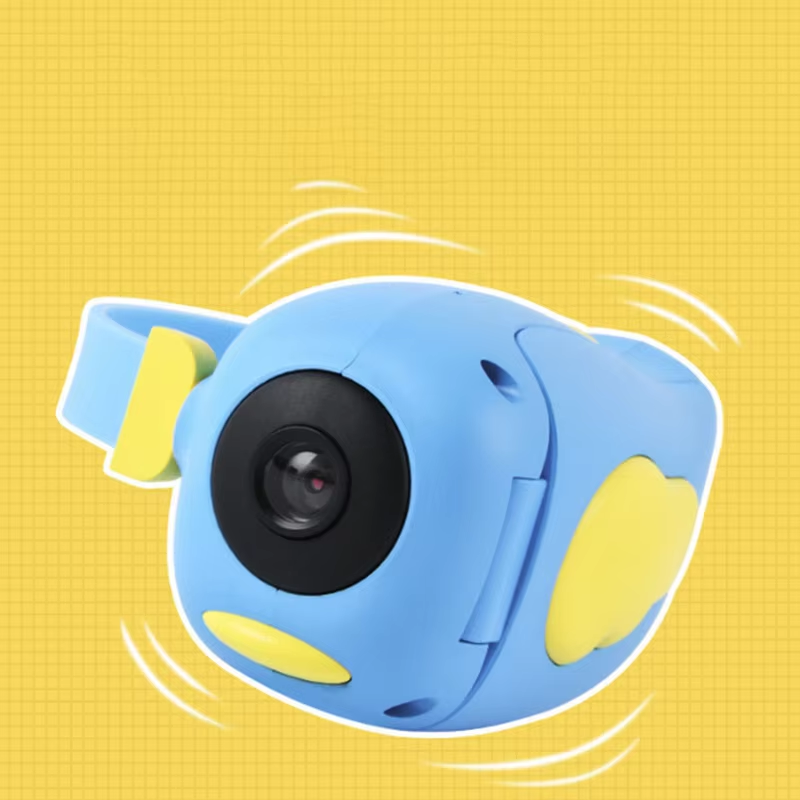 Mini photo camera New portable Children Toys Cute 2 Inch Touch Screen 2024 Selfie wing handheld Video Camera For Kids