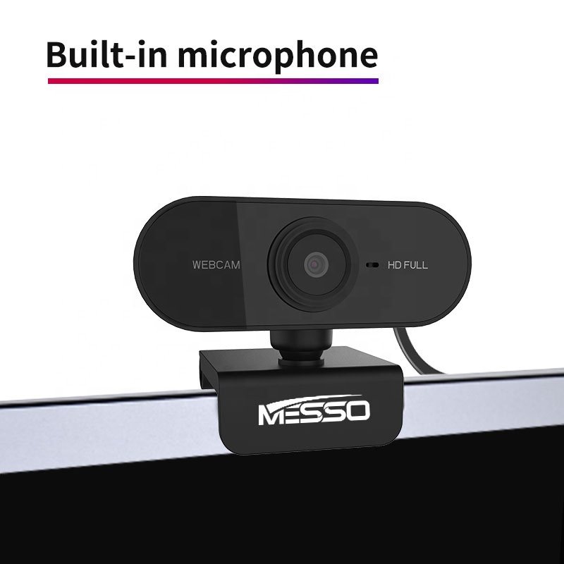 USB Webcam PC Camera 1080P 2Mega Web Camera With Noise Canceling WEBCAM OEM Customization