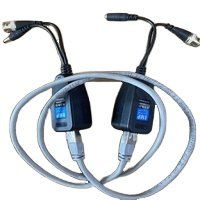 Passive Video Balun BNC to RJ45 Adapter 1080P 5MP 8MP Analog Security Camera Transceiver Cat5e/Cat6 Cable to BNC Convertet