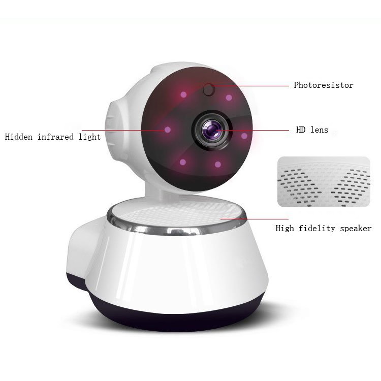 720p indoor smart home panoramic wifi camera security HD IP night version voice video recorder camcorders security