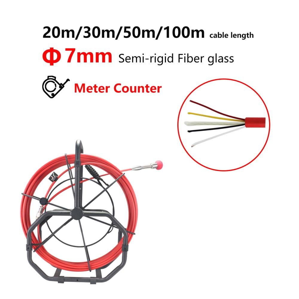 Factory price rotating endoscope drain camera 50ft construction camera with Self leveling