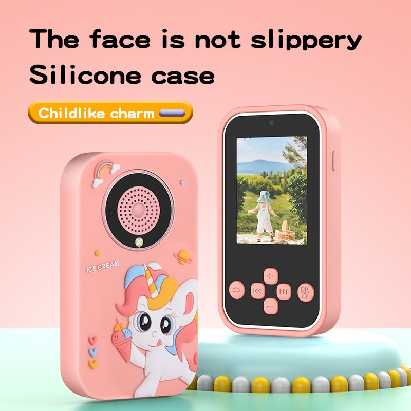 Children's Mini Mobile cute unicorn Camera Multi-function Intelligent Take Photos Video Smart Phone vintage digital cameras