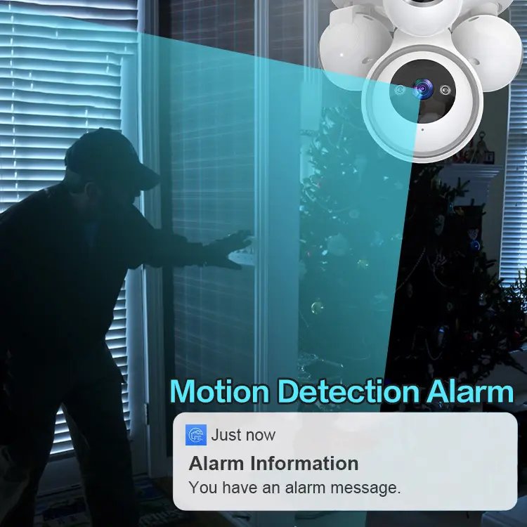 16mp Mini Cctv Camera Indoor Wireless 720 Degree Home Security Camera Baby Monitor With Camera And IPC360HOME App