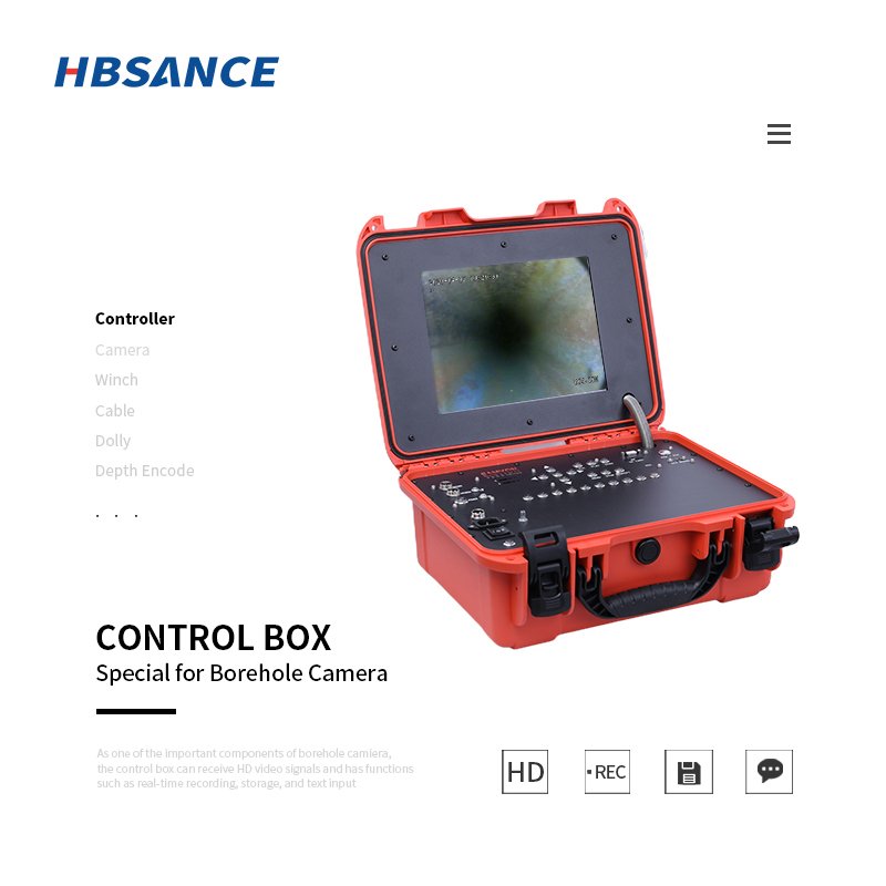 Portable Industrial Hd Borewell Underwater Hole 150m Video Deep Drilling Cameras