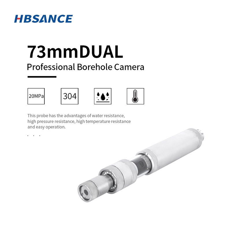 Portable Industrial Hd Borewell Underwater Hole 150m Video Deep Drilling Cameras