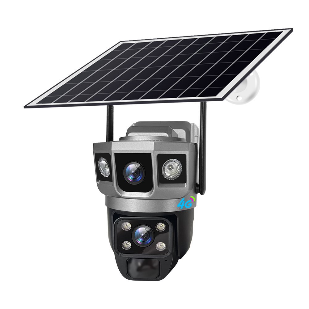 V380 4MP Outdoor Solar Camera Wireless CCTV Security Cameras Surveillance V380 solar 4G Network camera Solar