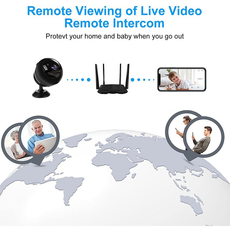 A3 Mini Camera Monitoring Security Protection Remote Monitor Camcorders Video Surveillance Smart Home Mini Monitor Camera