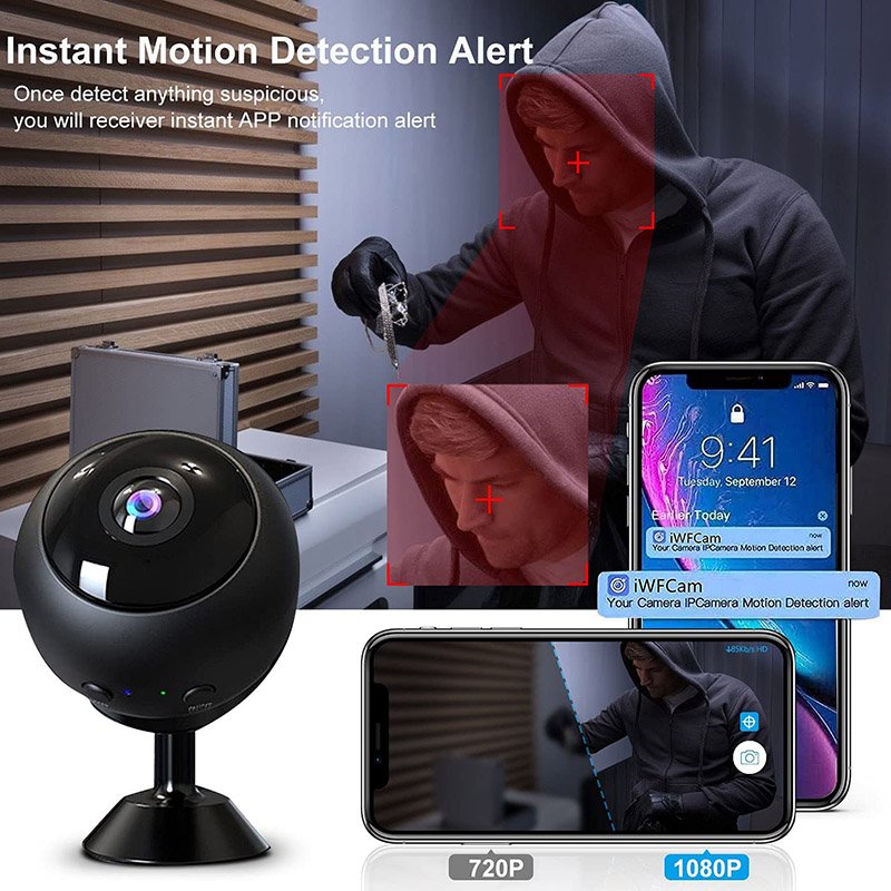 A3 Mini Camera Monitoring Security Protection Remote Monitor Camcorders Video Surveillance Smart Home Mini Monitor Camera