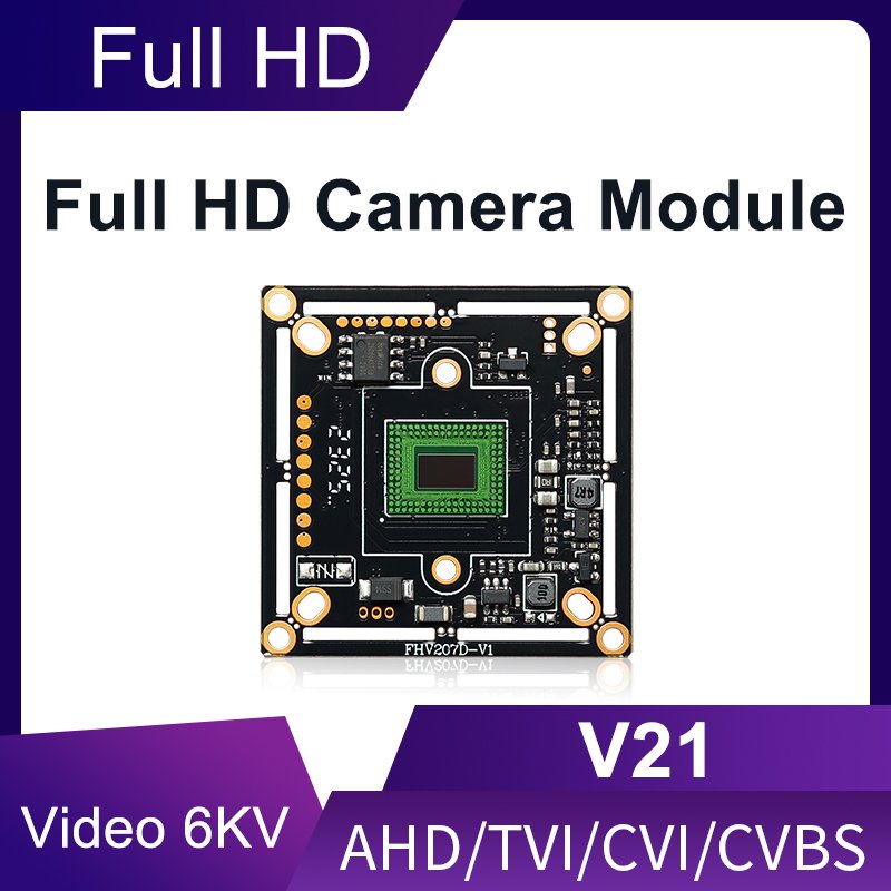 2MP AHD PCB IMX307 1080p Analog High Definition Camera Module 4 IN 1 AHD/CVI/TVI/CVBS AHD Camera Board