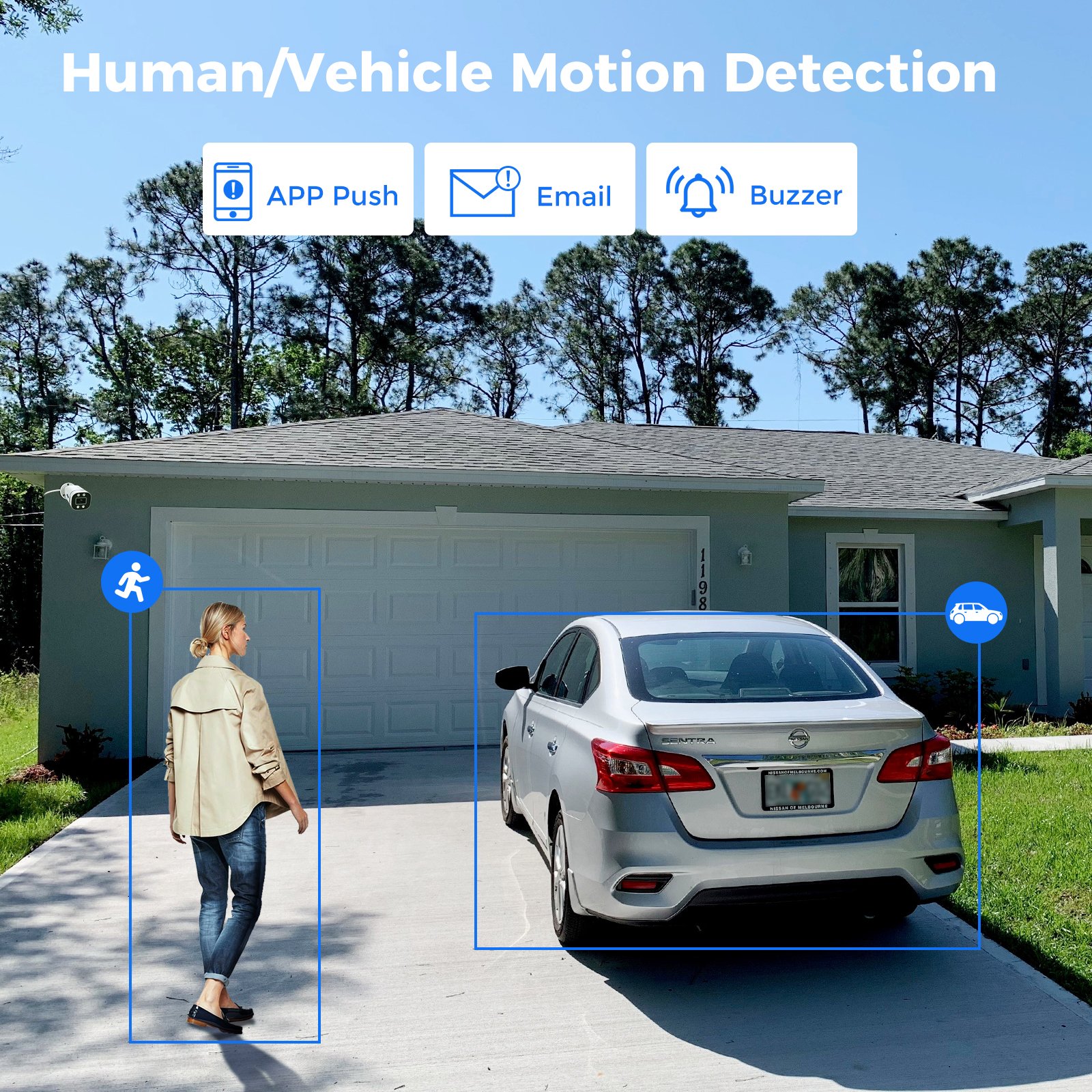 HD 5MP Night vision AHD dvr kit 4/8 channel surveillance camera kit p2p cctv set 4 camera dvr security system