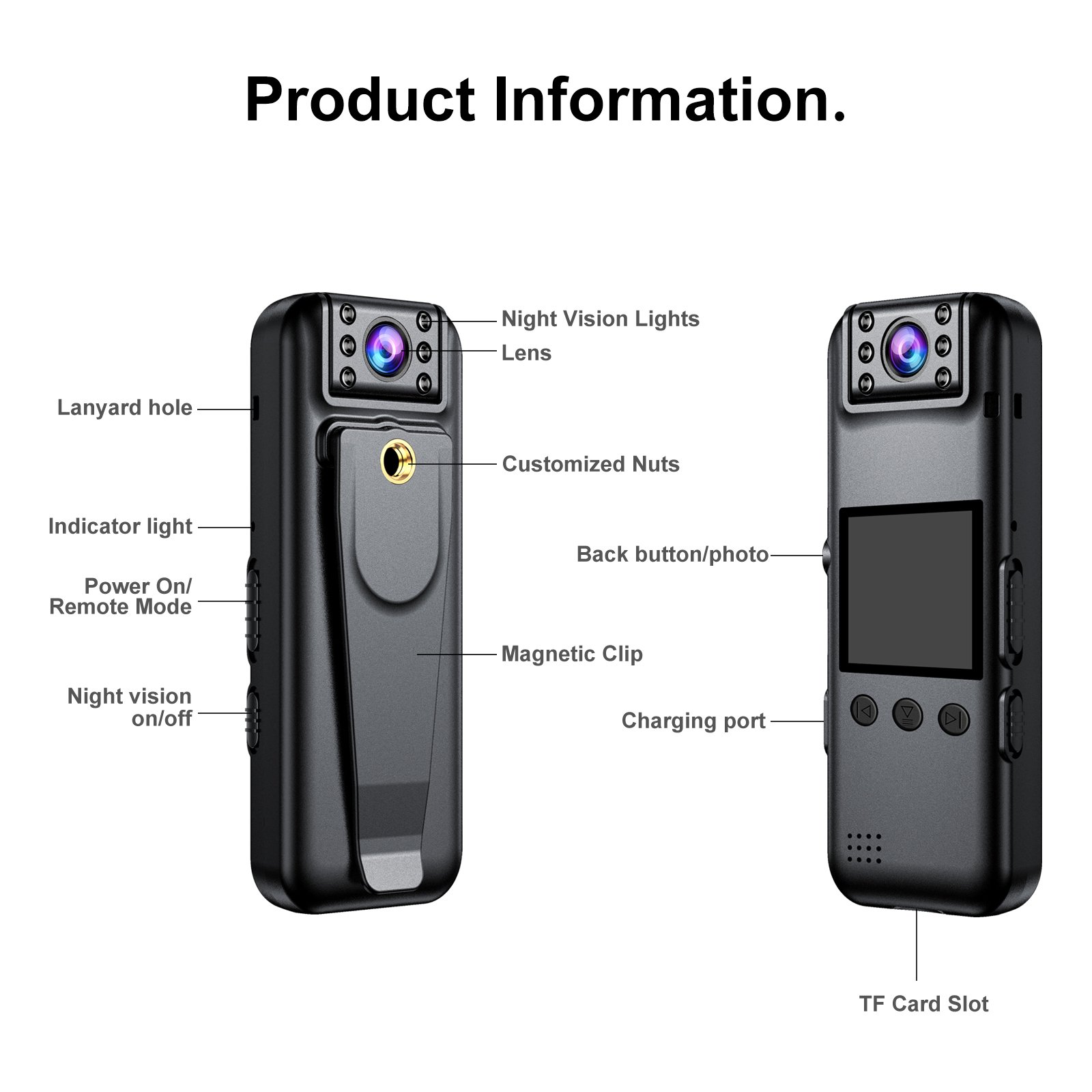 Hot Selling video portable Nanny mini camera battery security camera network small mini camera