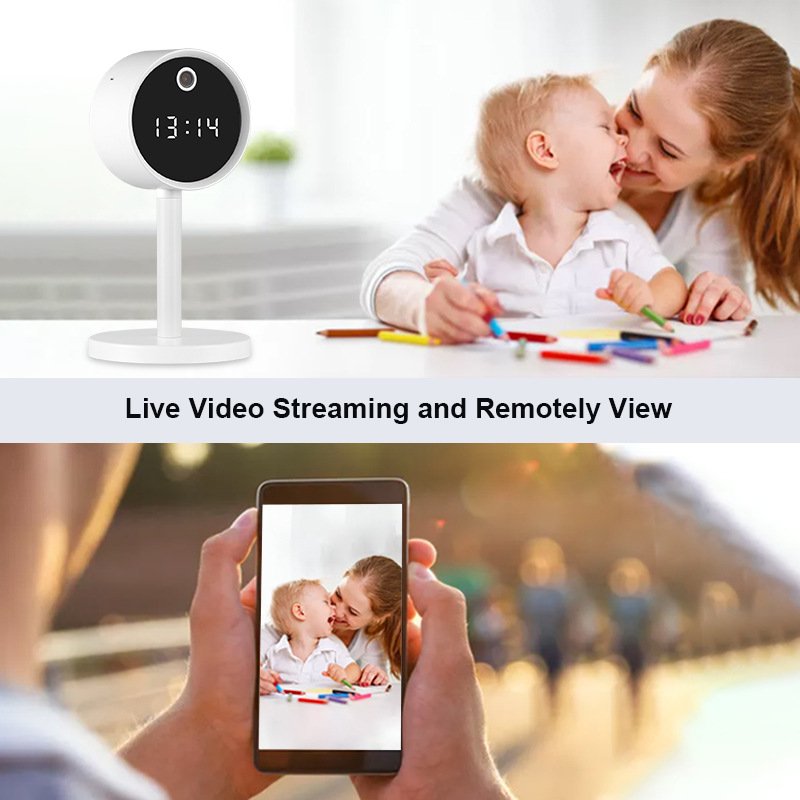 Smart hidden wireless camera plug-free home indoor HD wifi monitor intercom remote camera