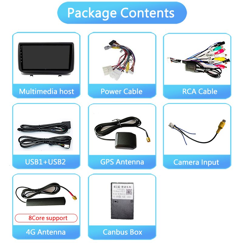 4G Android Auto car stereo for Renault Clio3 2006-2019 car video IPS carplay 2din car radio WiFi BT audio