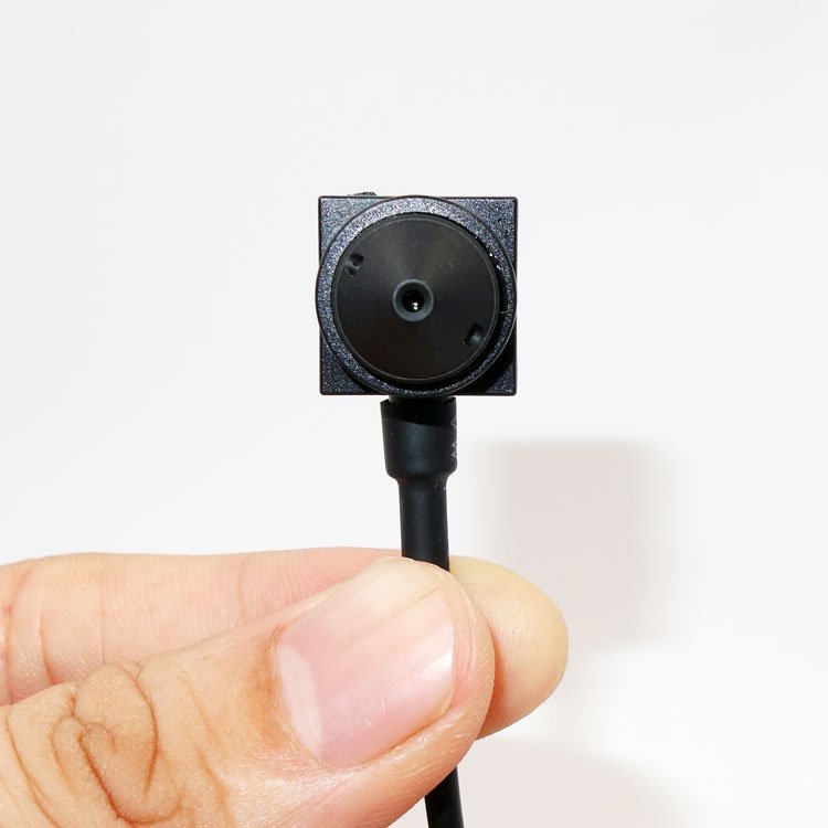 2MP pinhole camera with 2.8mm EFL wide angle 98 degree lens 1/2.9" CMOS BNC analog signal industrial testing mini car camera