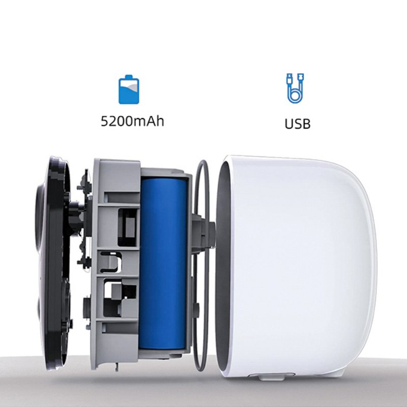 High Safety 1080P 2M Wireless AI Battery Camera Security Surveillance Smart Network Camera Small Ip Camera