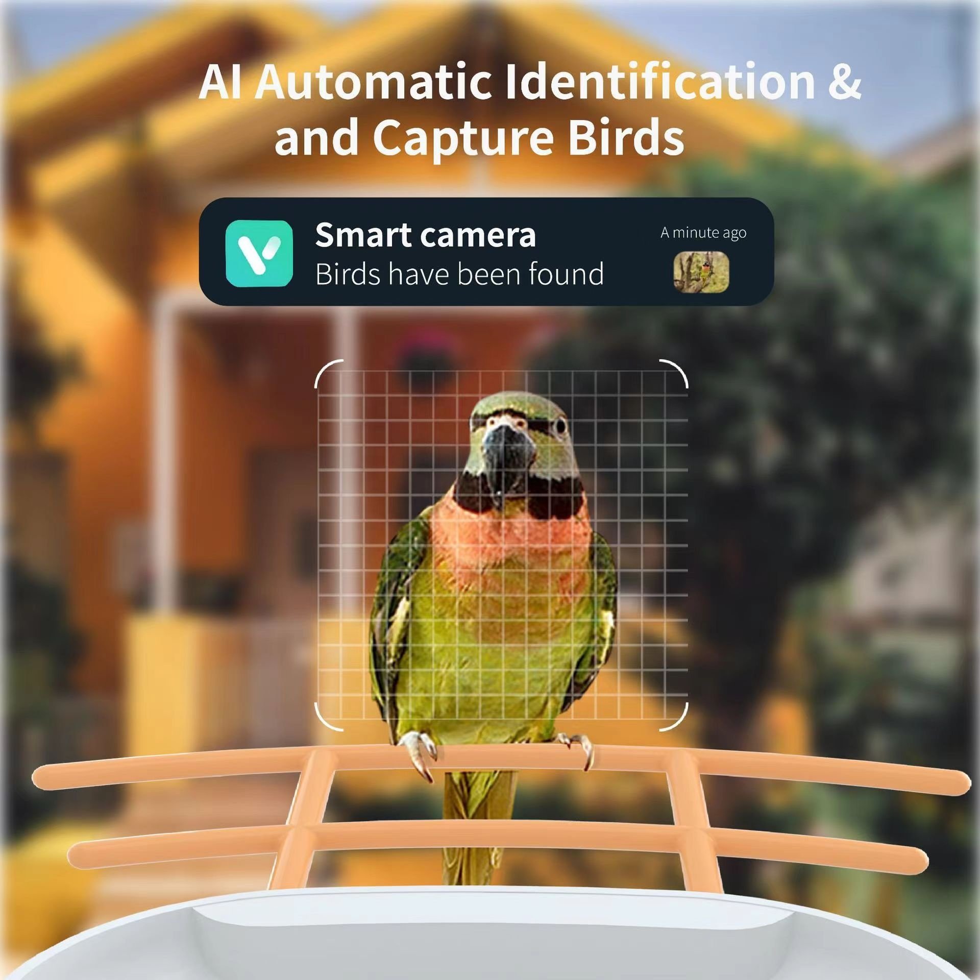 New 2MP Smart Hummingbird Feeder with Camera Auto Capture Bird Videos Bird watching More Hummingbirds Ideal Gift for Bird Lover