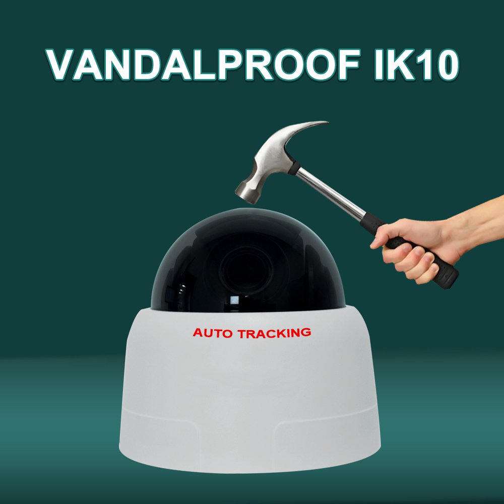 Intelligent Tracking Mini Dome PTZ Small CCTV HD Camera Auto Preset Live Streaming Church Smart AI Outdoor IP Dome PTZ Camera