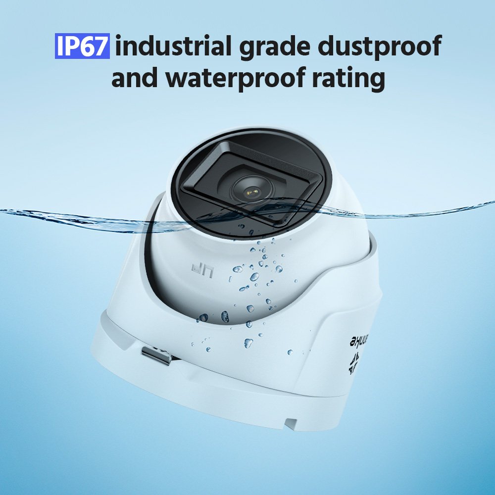 ANNKE 3K Analog Camera with Audio White Light Night Vision Outdoor Waterproof CCTV Turret Camera dome security camera