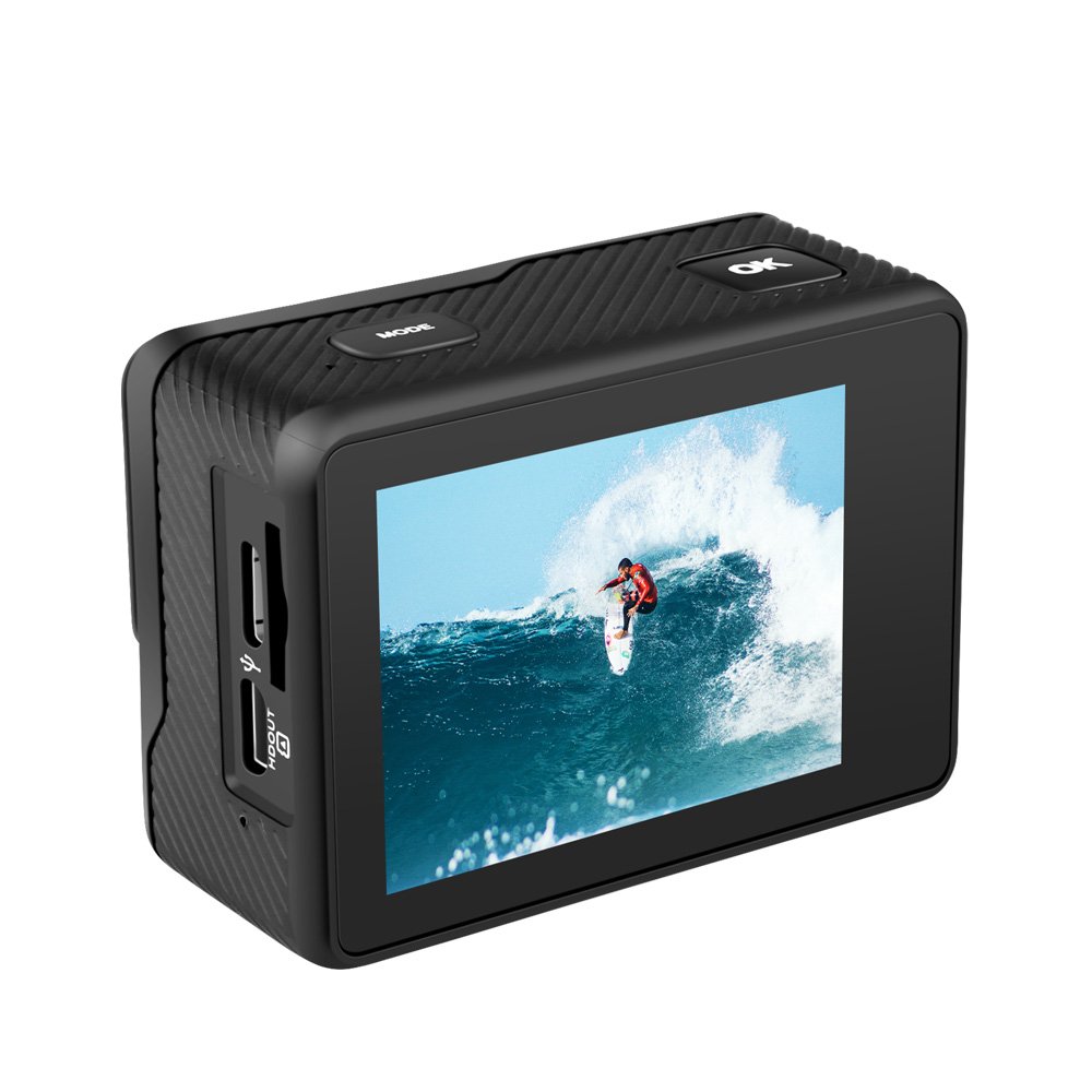 Outdoor Mini WIFI Waterproof Ausek 24mp Eis Dv Cam Real Hd 1080p 4k 60fps Sports Action Camera