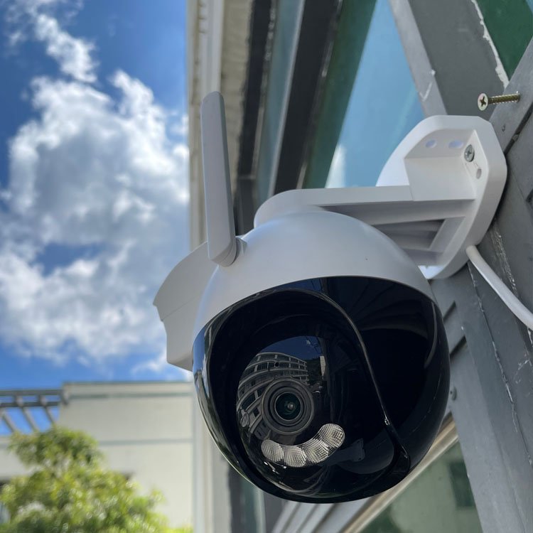 2inch PTZ wifi dual lens wireless 2-way auto tracking home outdoor security CCTV bullet camera