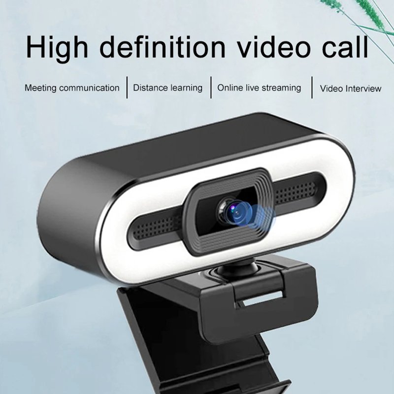 Mini Webcam USB Computer 1080P 2K 4K Webcam For PC Laptops Live Streaming Full HD Web Camera For Work With Microphone Tripod