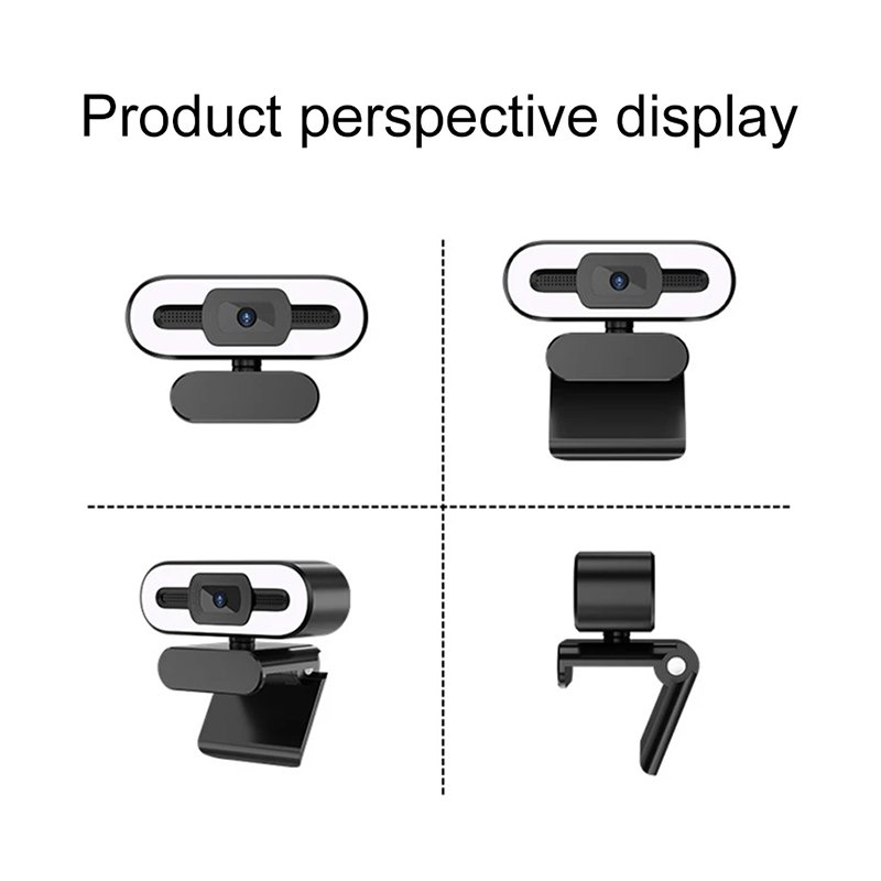 Mini Webcam USB Computer 1080P 2K 4K Webcam For PC Laptops Live Streaming Full HD Web Camera For Work With Microphone Tripod